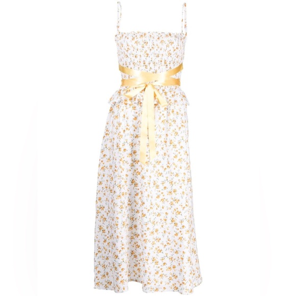 Reformation | Dresses | Reformation Miles Linen Midi Dress | Poshmark
